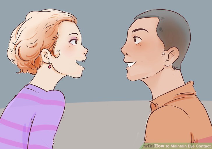 Girl Can't Maintain Eye Contact with the Person They Love