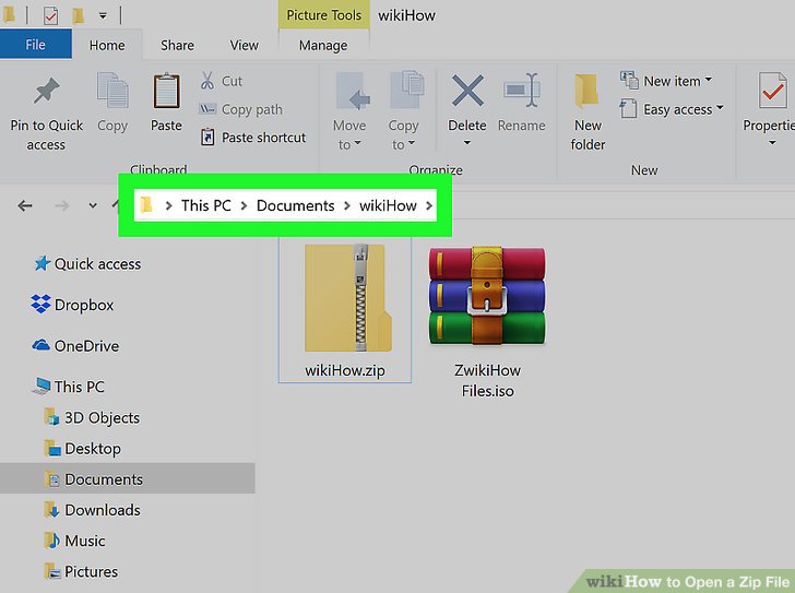 How Do You Open a Zip File on a Pc