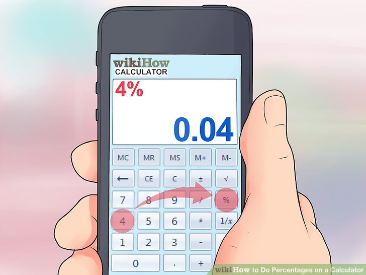 How Do You Find out Percentages on a Calculator