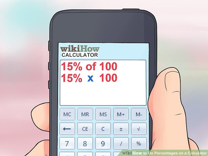 How to Work out the Percentage on a Calculator
