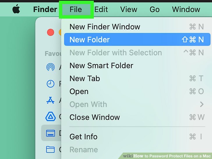 How to Password Protect a File Mac