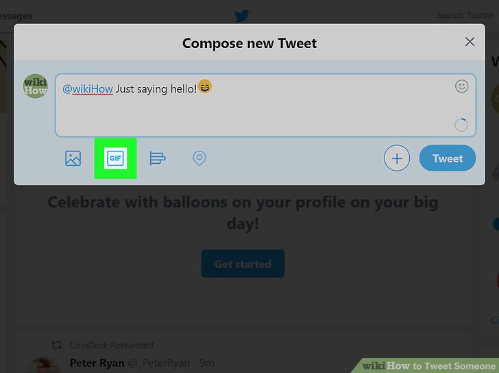 How to Tweet People