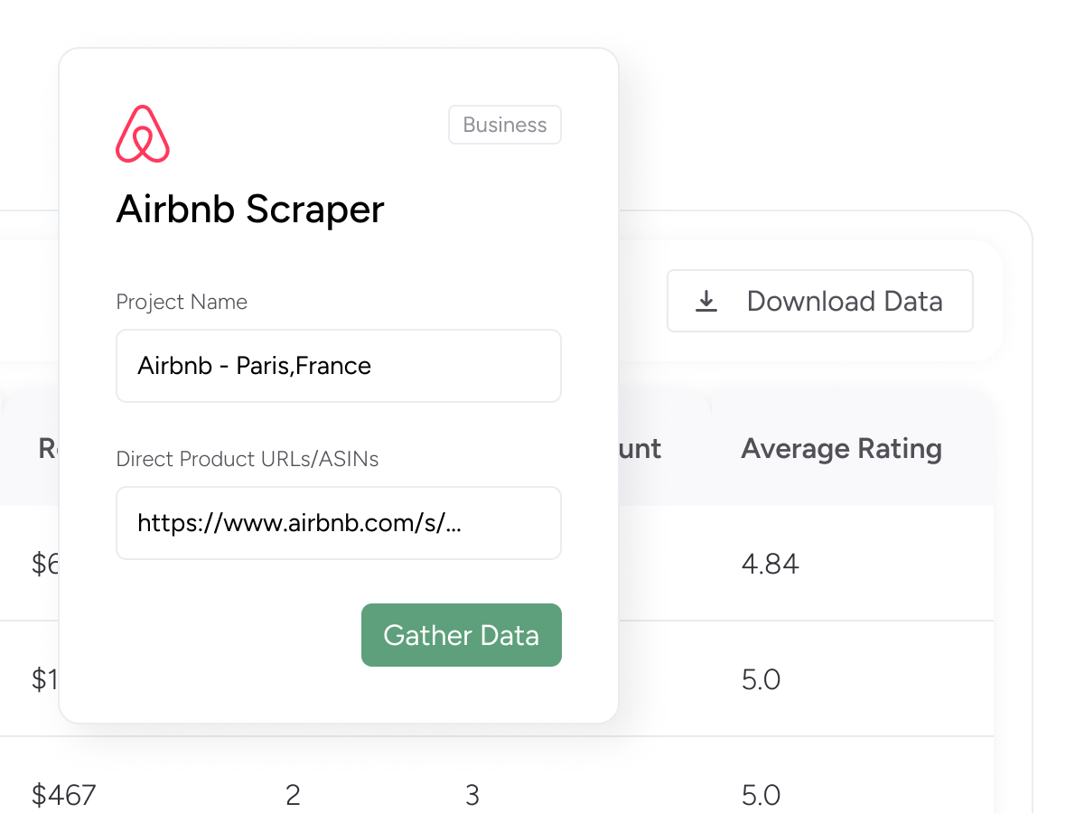Scrape Airbnb Data