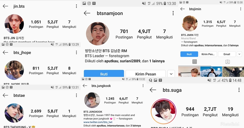 Akun Ig v Bts Asli