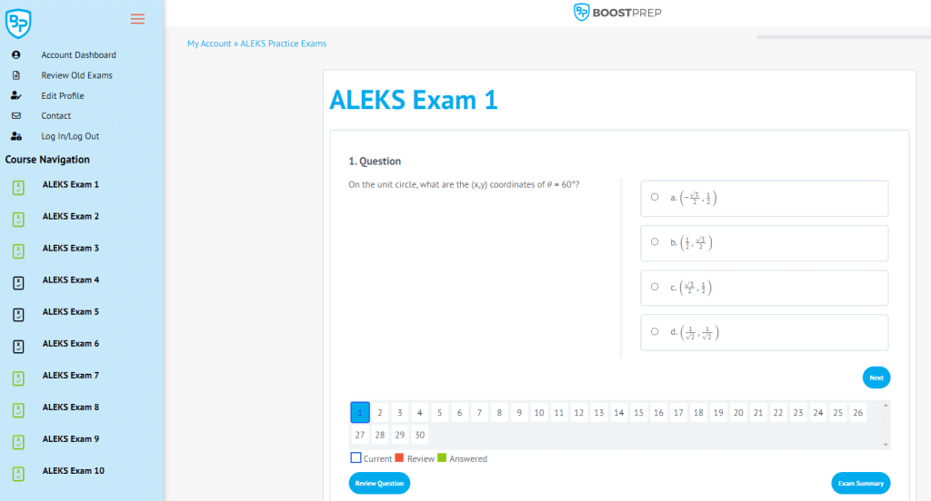 Free Aleks Math Placement Test Practice Pdf