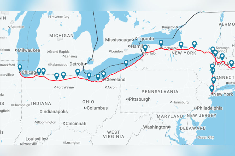 Train Travel from New York to Chicago