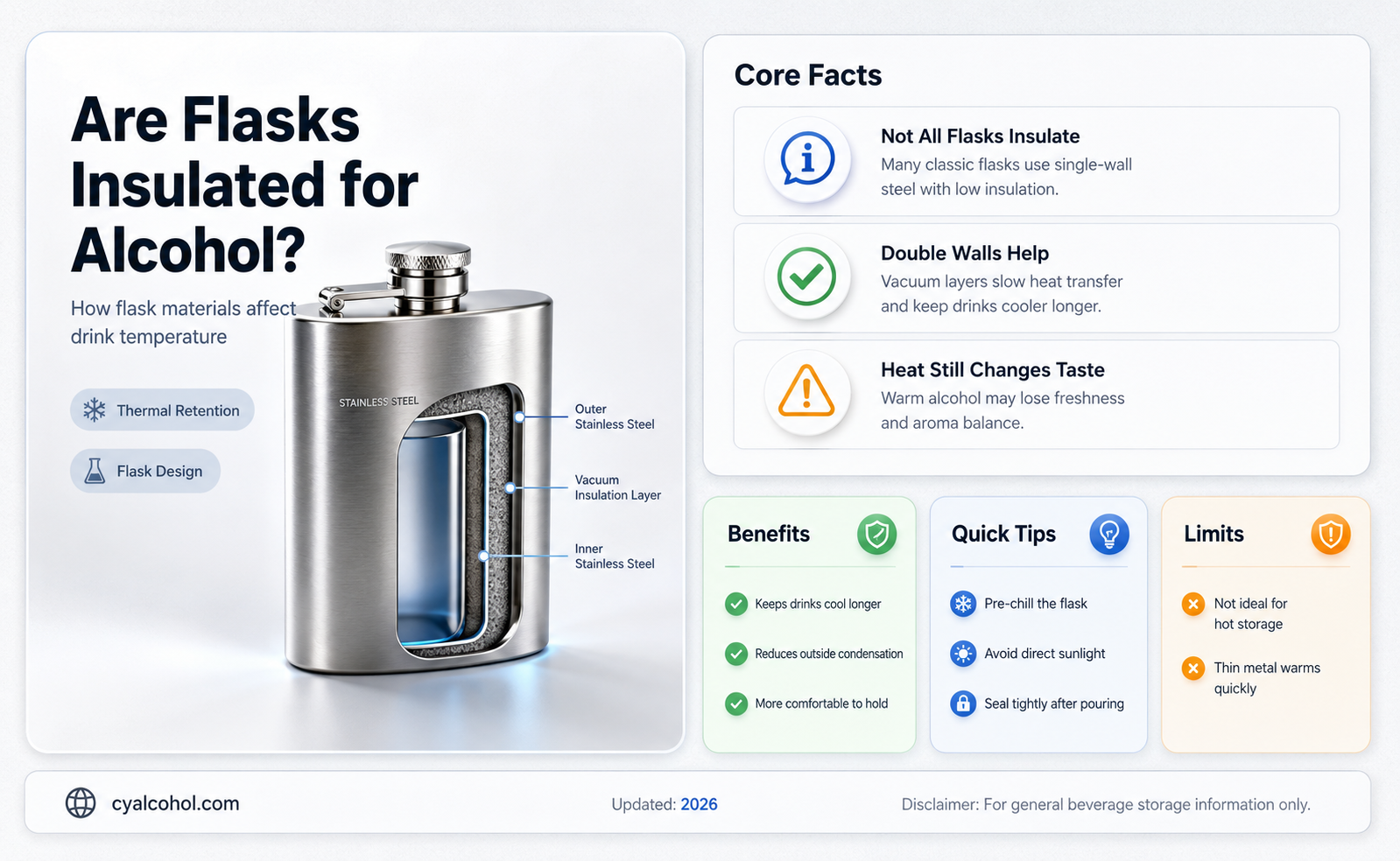 Why Are Flasks Used for Alcohol