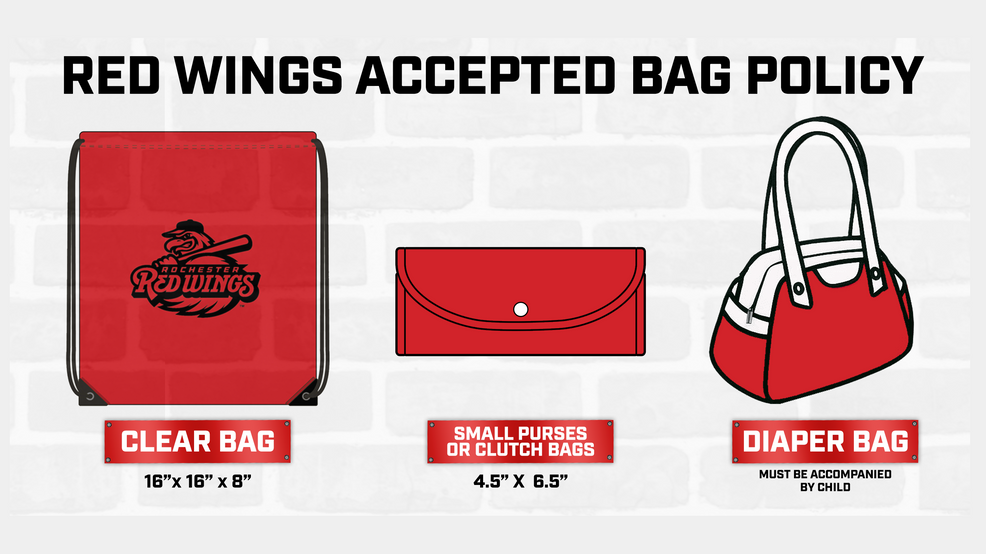 Red Wings Stadium Bag Policy