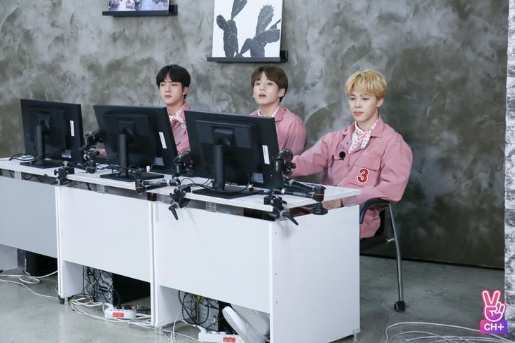 Jungkook Ans Jimin Playing Video Game