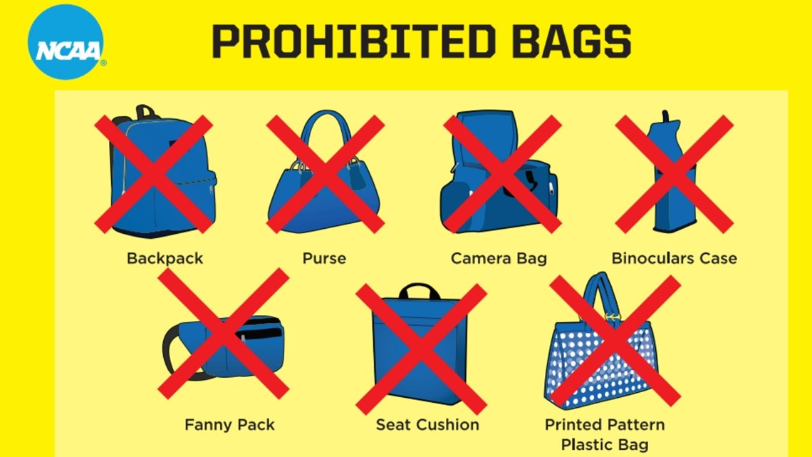 Ncaa Final Four Bag Policy