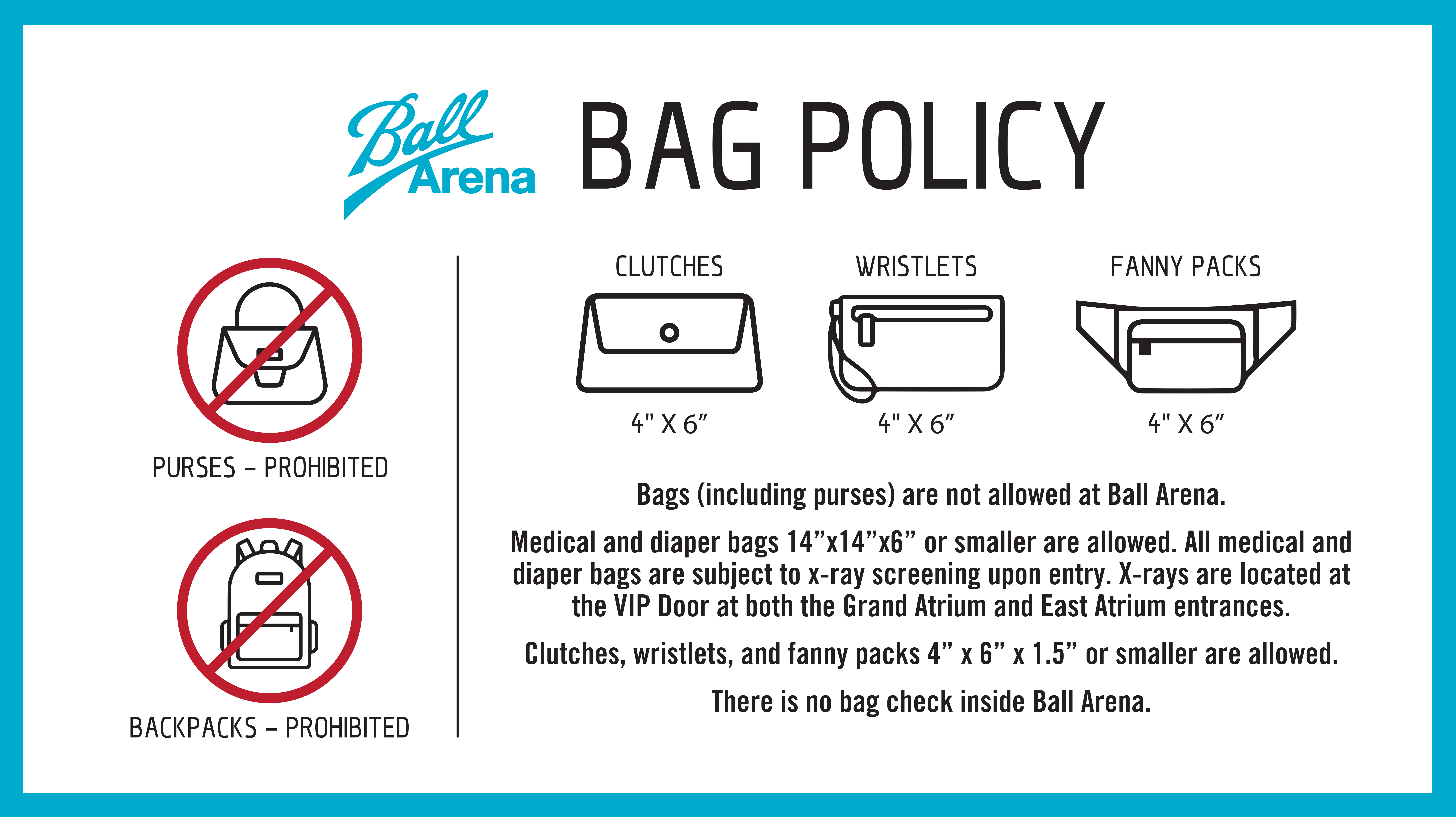 Mariucci Arena Bag Policy Pdf