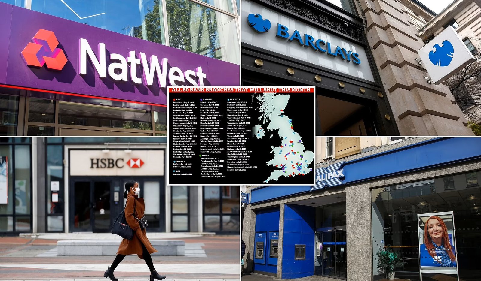 Major Uk Banks Are Closing Dozens of Locations This May