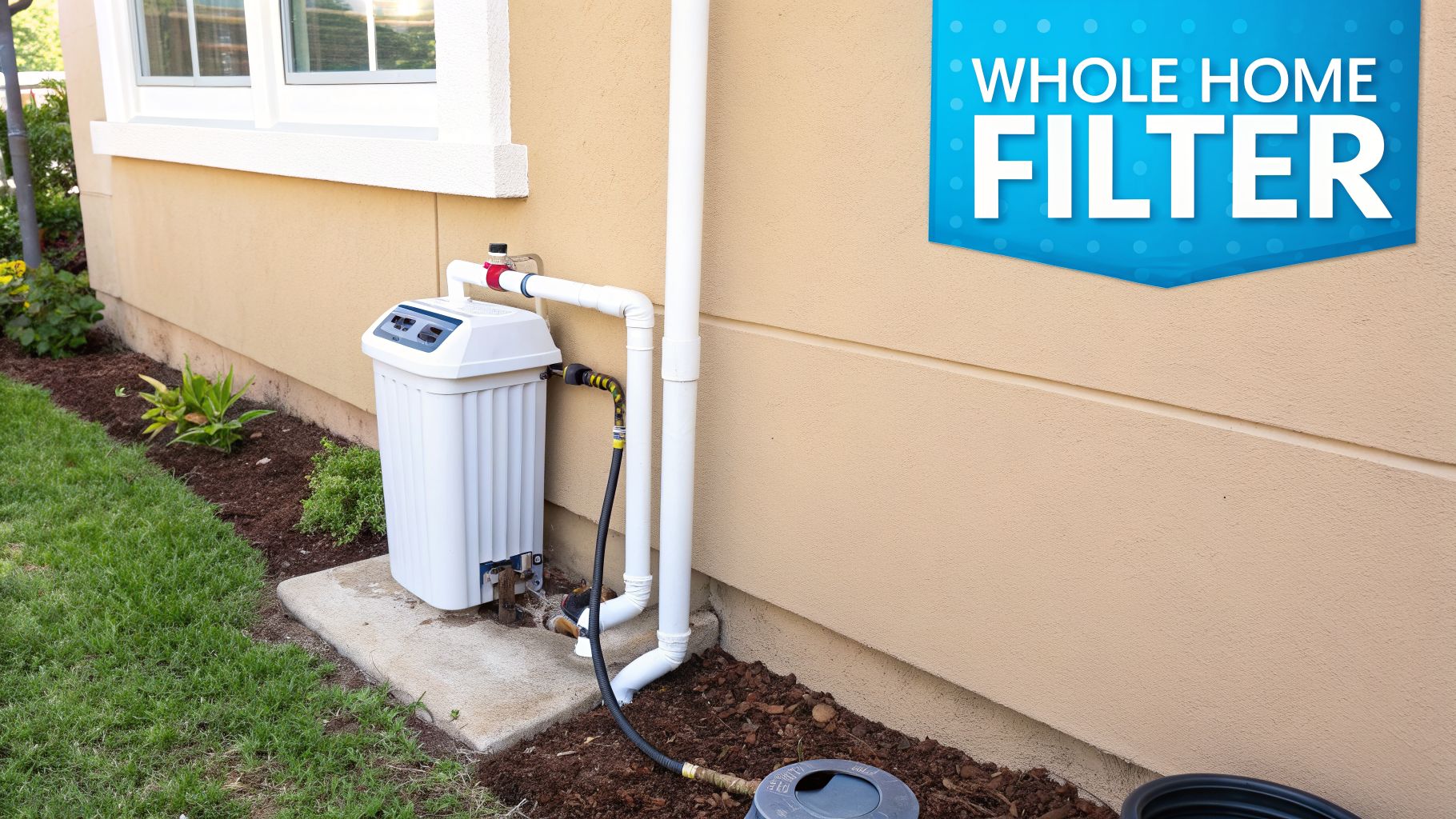 Whole House Water Filter Outdoor Installation