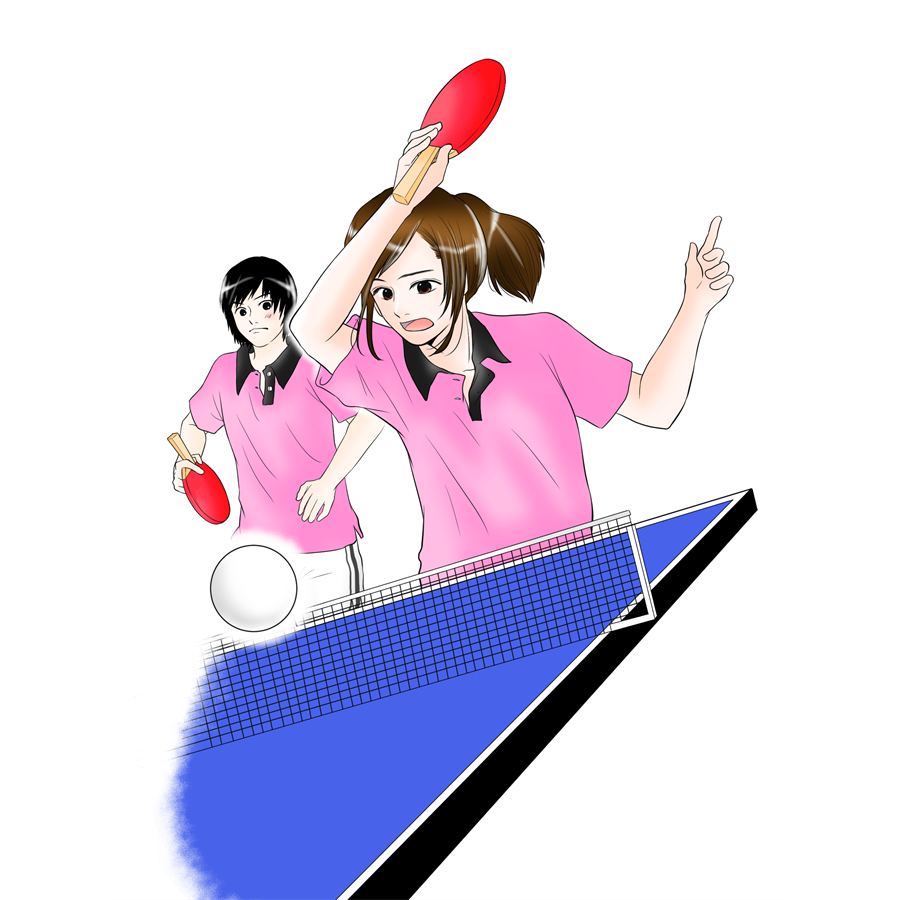 卓球部イラスト2026決定版！新歓・Tシャツに映える厳選デザイン