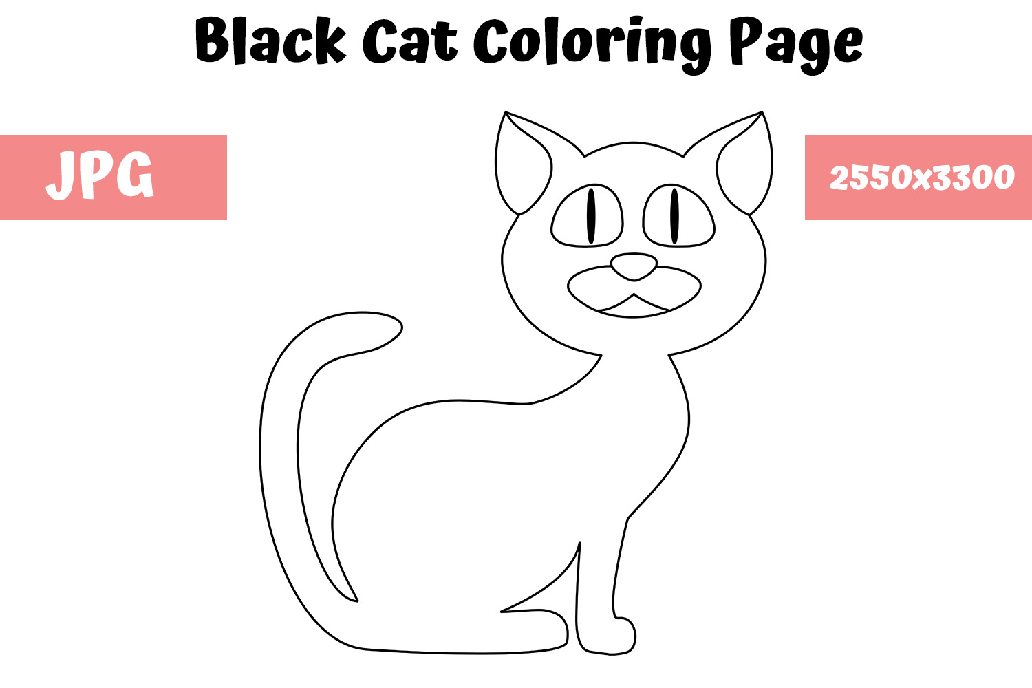 Printable Coloring Pages Kleptocats Balck and White