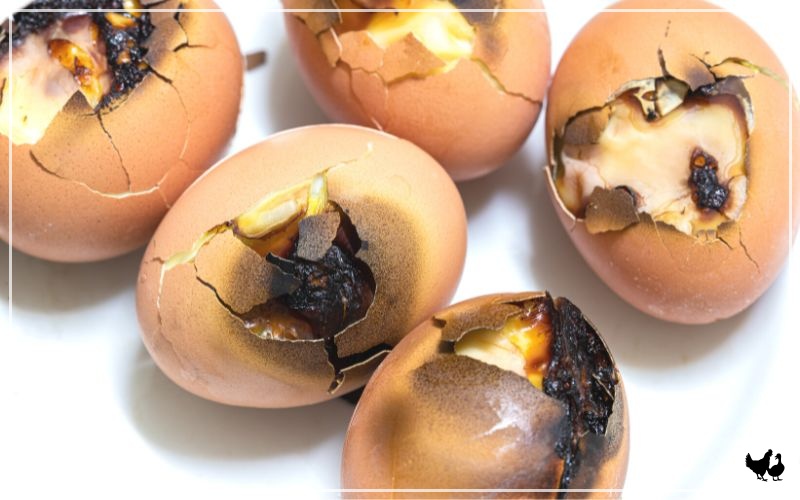 Black Spots Inside Egg Shell