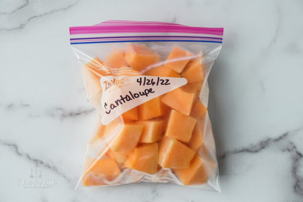 Can You Freeze Cut up Cantaloupe