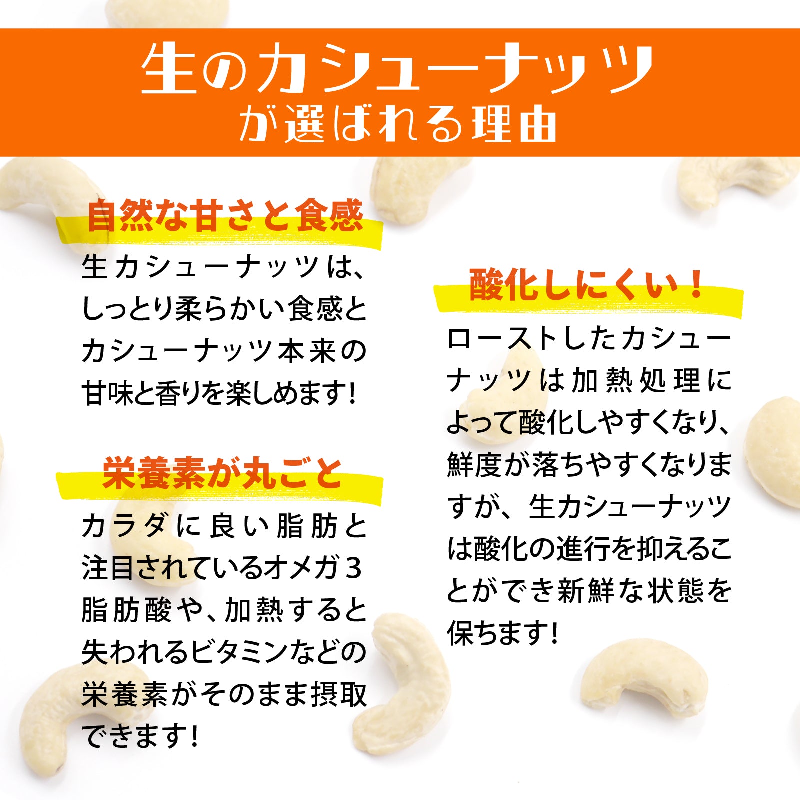 カシューナッツの栄養素と効果を徹底解明！太る噂の真相と適量