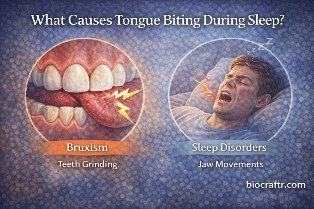 Biting Tongue in Sleep