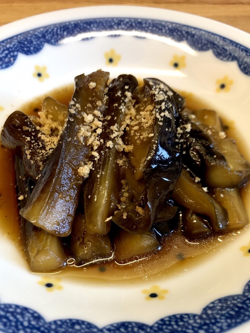 祖母直伝の茄子の田舎煮！芯まで味が染み色落ちを防ぐプロの黄金比