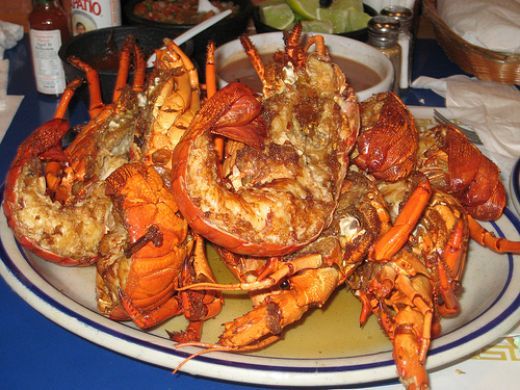 Puerto Nuevo Style Lobster