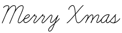 メリークリスマス筆記体の書き方と美しい見本｜即コピペ文字も網羅
