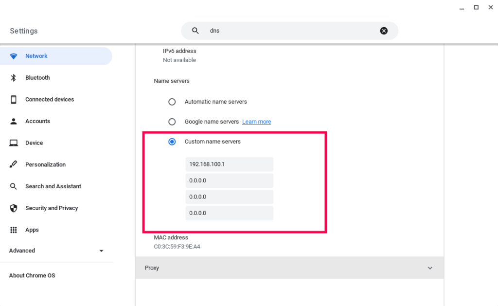 How to Change Dns on Chromebook