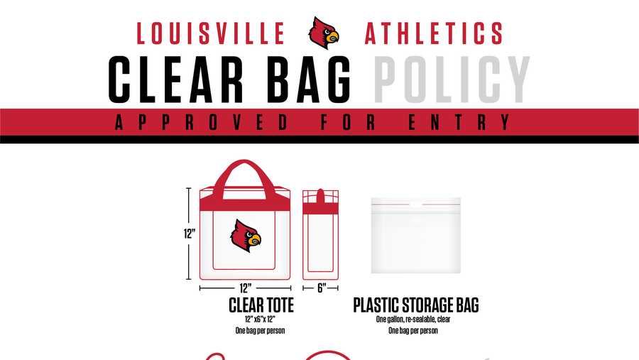 U of a Football Bag Policy