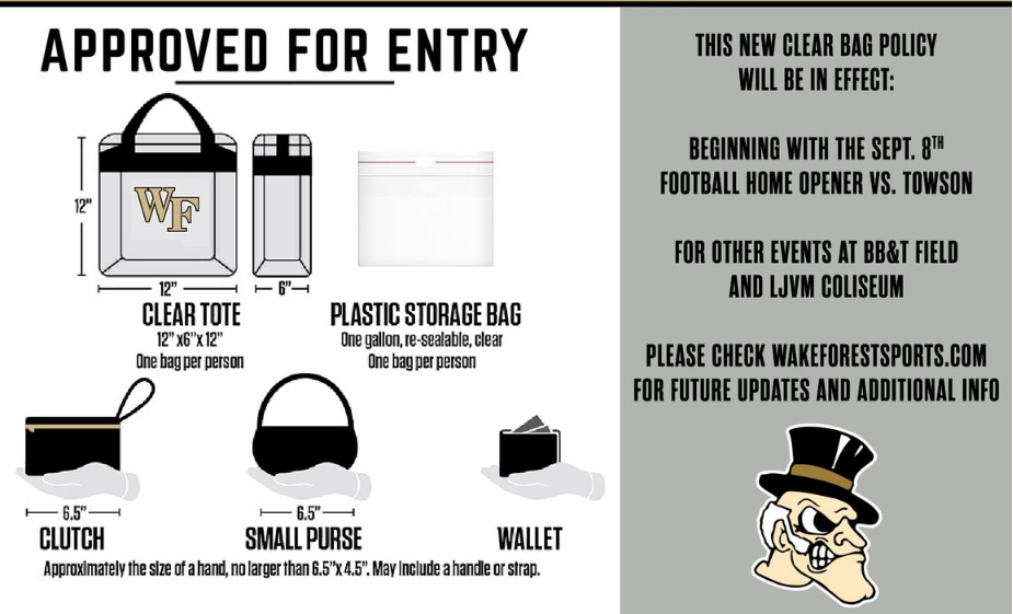 K State Clear Bag Policy