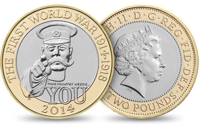 1St World War 2 Coin 2014