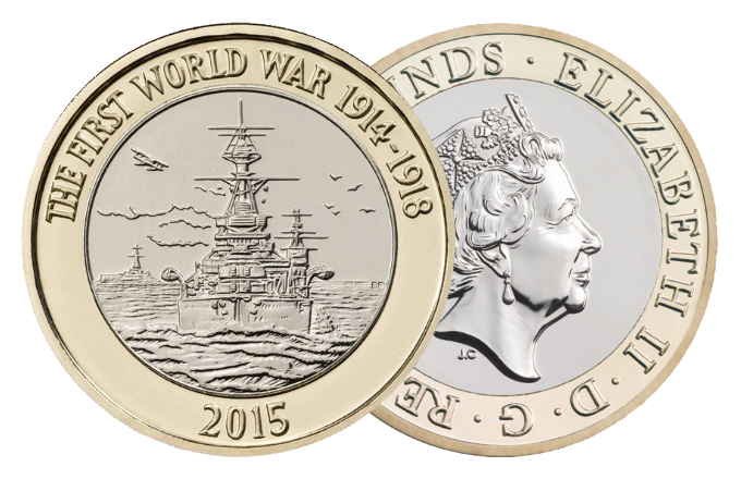 2 Coin First World War Value