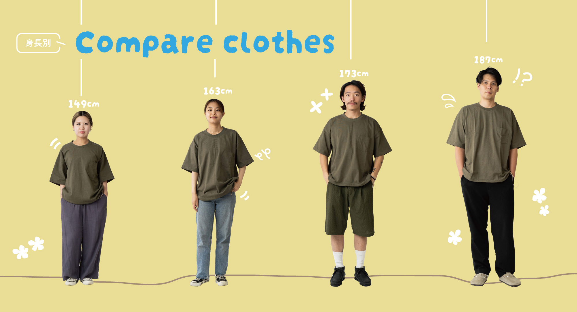 Tシャツのサイズ選びで失敗する原因とは？着丈・身幅の正解と最新基準