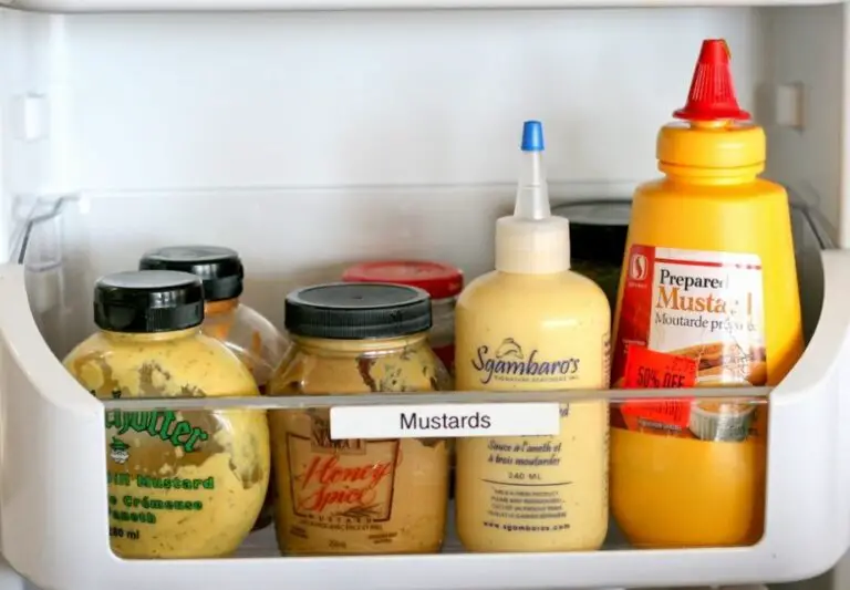Store Mustard in Fridge