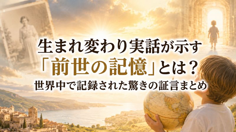 本当にあった生まれ変わりの実話！前世記憶と科学が迫る真相記録