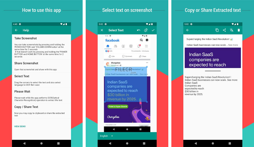 Copy Text on Screen Pro Apk