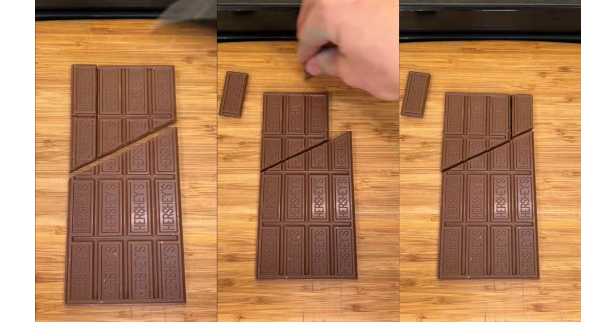 無限板チョコの種明かし！なぜ1マス増える？錯視トリックと切り方の全貌