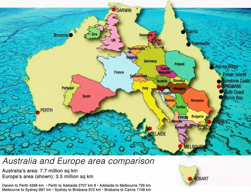 Is Australia a Europe Country