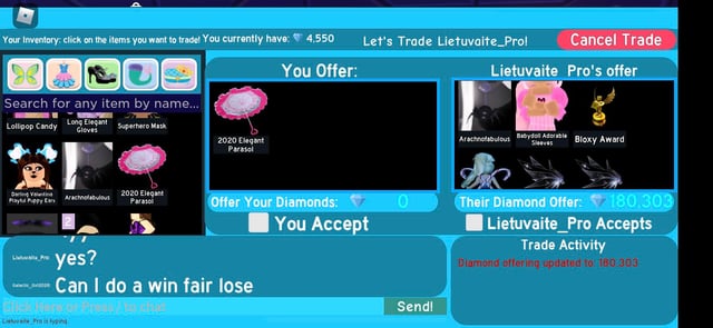 Royale High Trading Values Win Fair Lose
