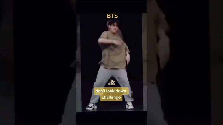 Instagram Don't Look Down Challenge Bts