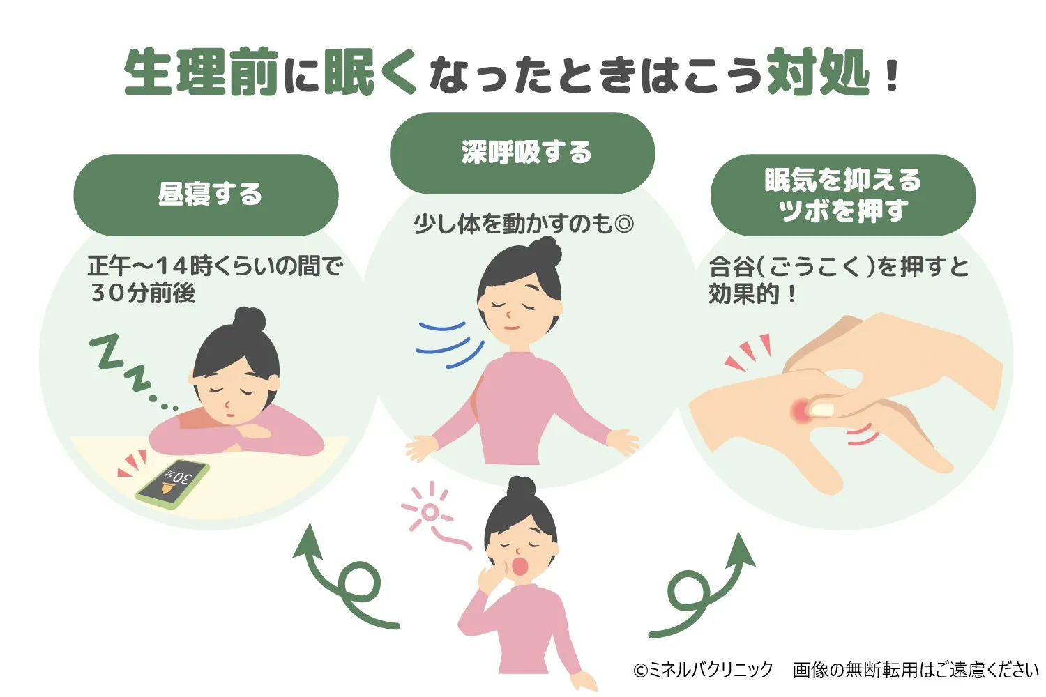生理前の異常な眠気はなぜ？立っていられない睡魔の原因と対処法