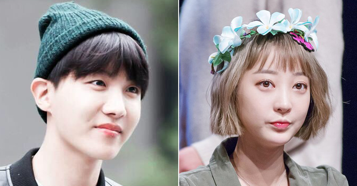 Exid Hyerin and Bts Jhope