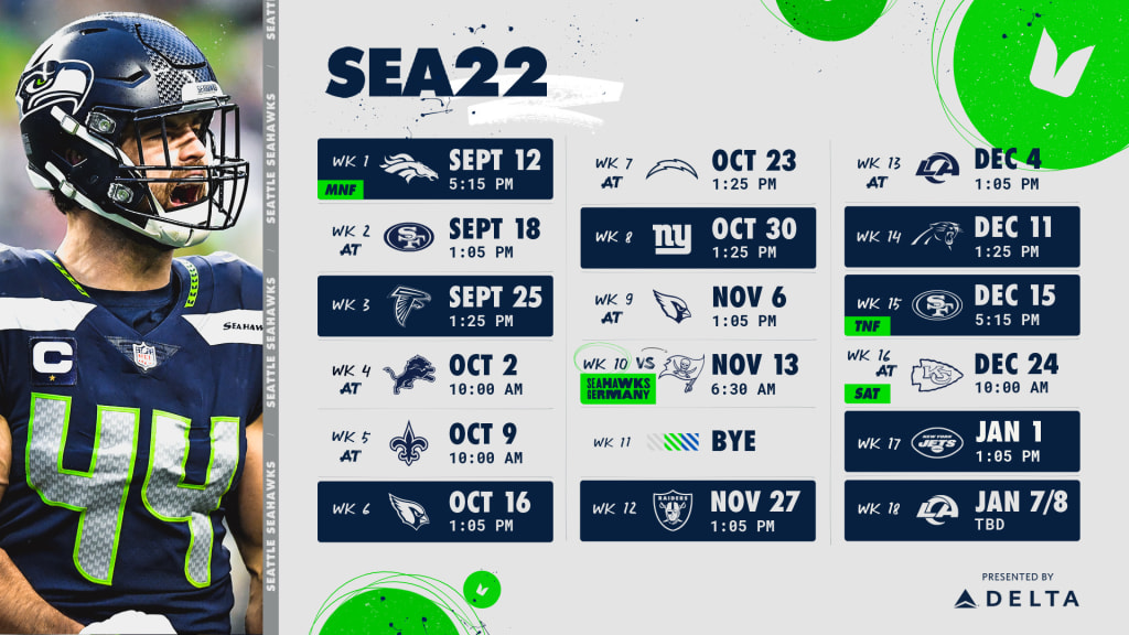 What Time Does the Seattle Seahawks Game Start Today