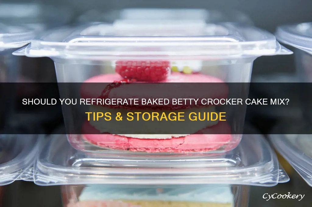 Does Betty Crocker Frosting Need to Be Refrigerated After Opening
