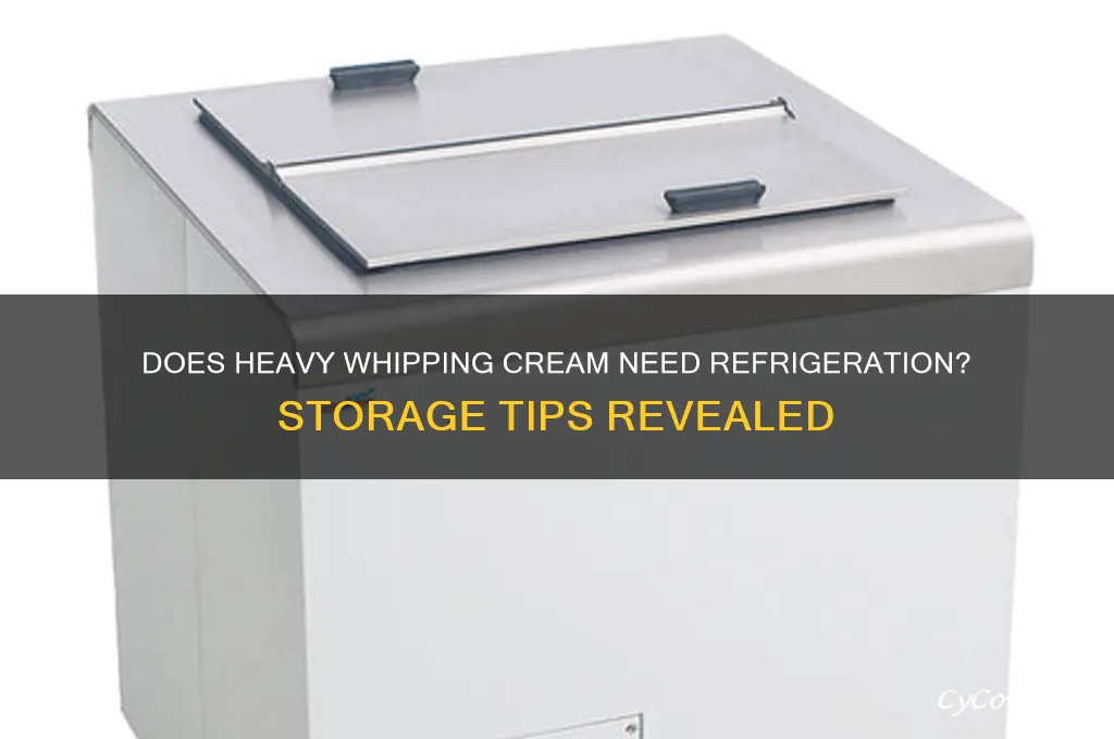 Is Heavy Cream Refrigerated