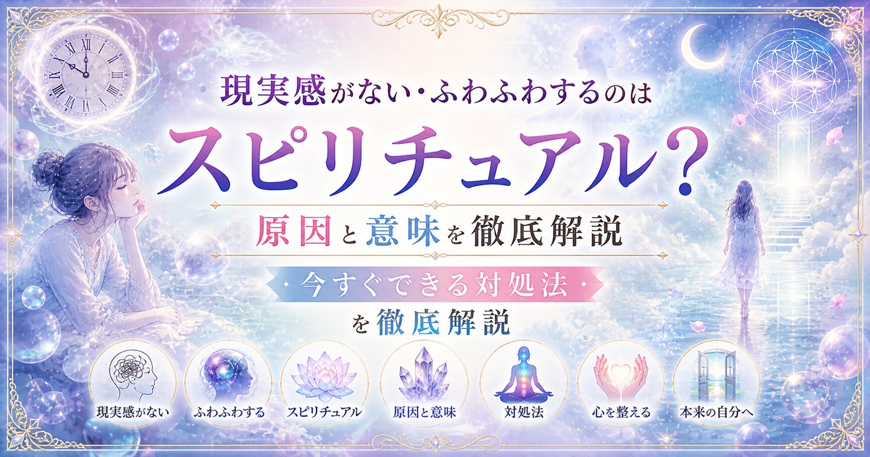 現実感がない・ふわふわする感覚の正体！自律神経と離人症のサイン