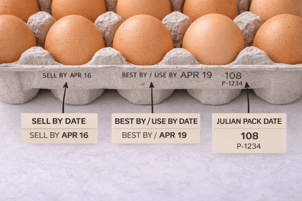 Best by Date on Eggs
