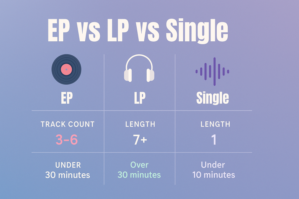 How Many Songs in an Album vs Ep