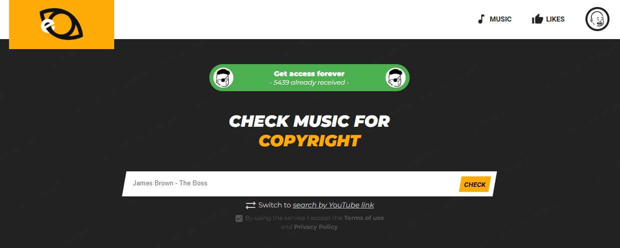 Music Copyright Finder
