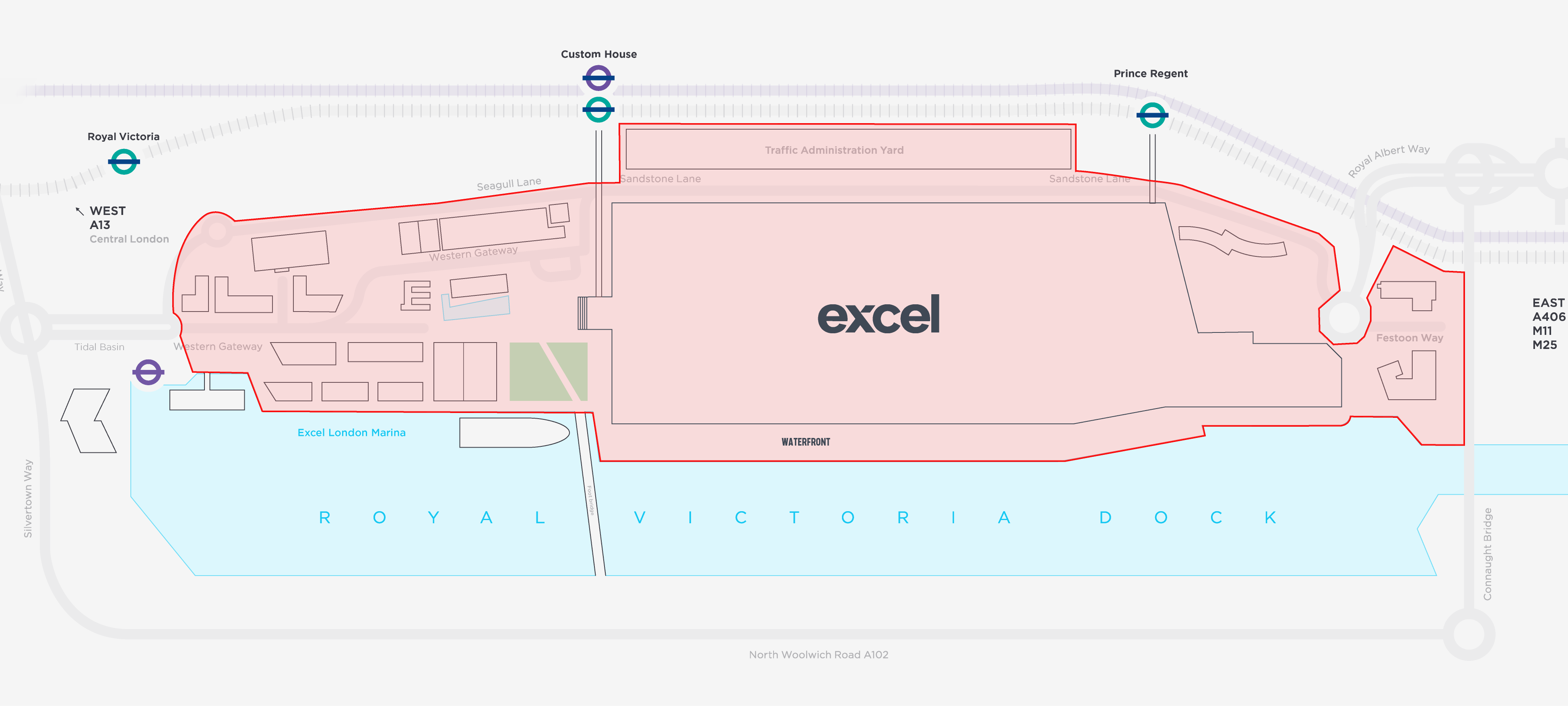Is Excel Centre in Congestion Zone