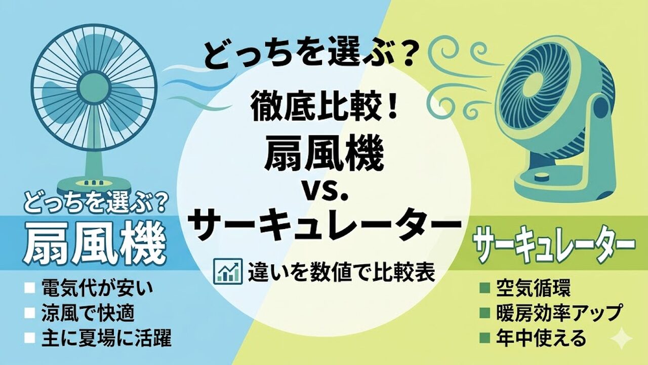 【経歴】 扇風機 と サーキュレーター の 違い 徹底解説＆真相まとめ #911